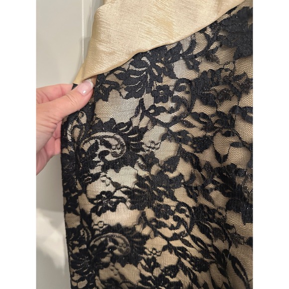 Mon Cheri Dress Bridal Cocktail PROM Strapless Short Lace Formal - Picture 4 of 9